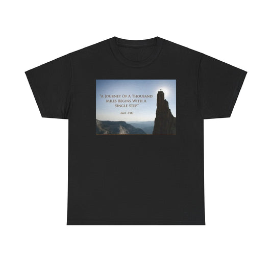 Motivational Journey begins with a single step Tee