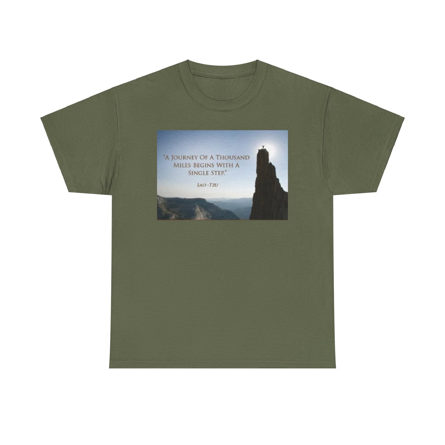 Motivational Journey begins with a single step Tee