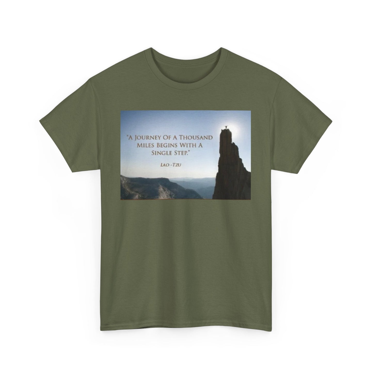 Motivational Journey begins with a single step Tee